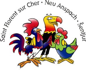 Logotip trilaterale Saint Florent sur Cher, Neu Anspach in Šentjur